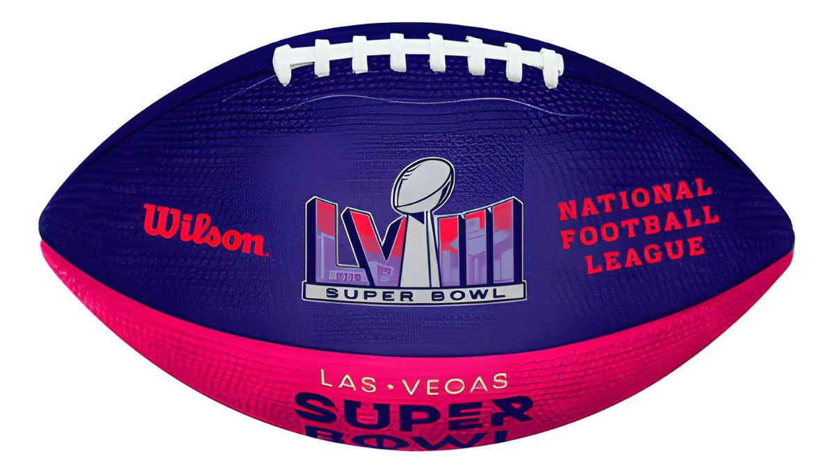 Balón Wilson Super Bowl Lviii Junior Rubber