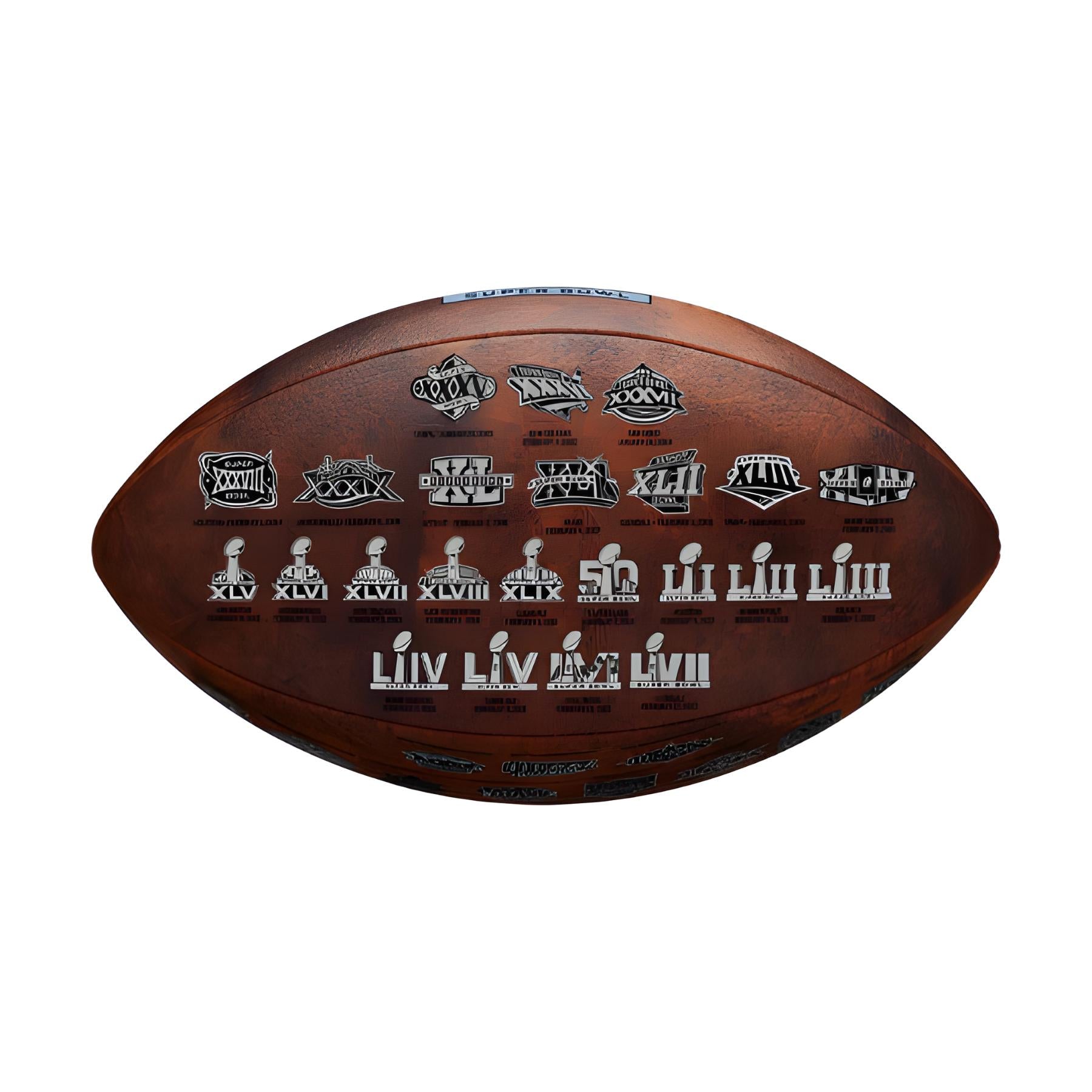 Balón Wilson Super Bowl Lviii Throwback Logos Official