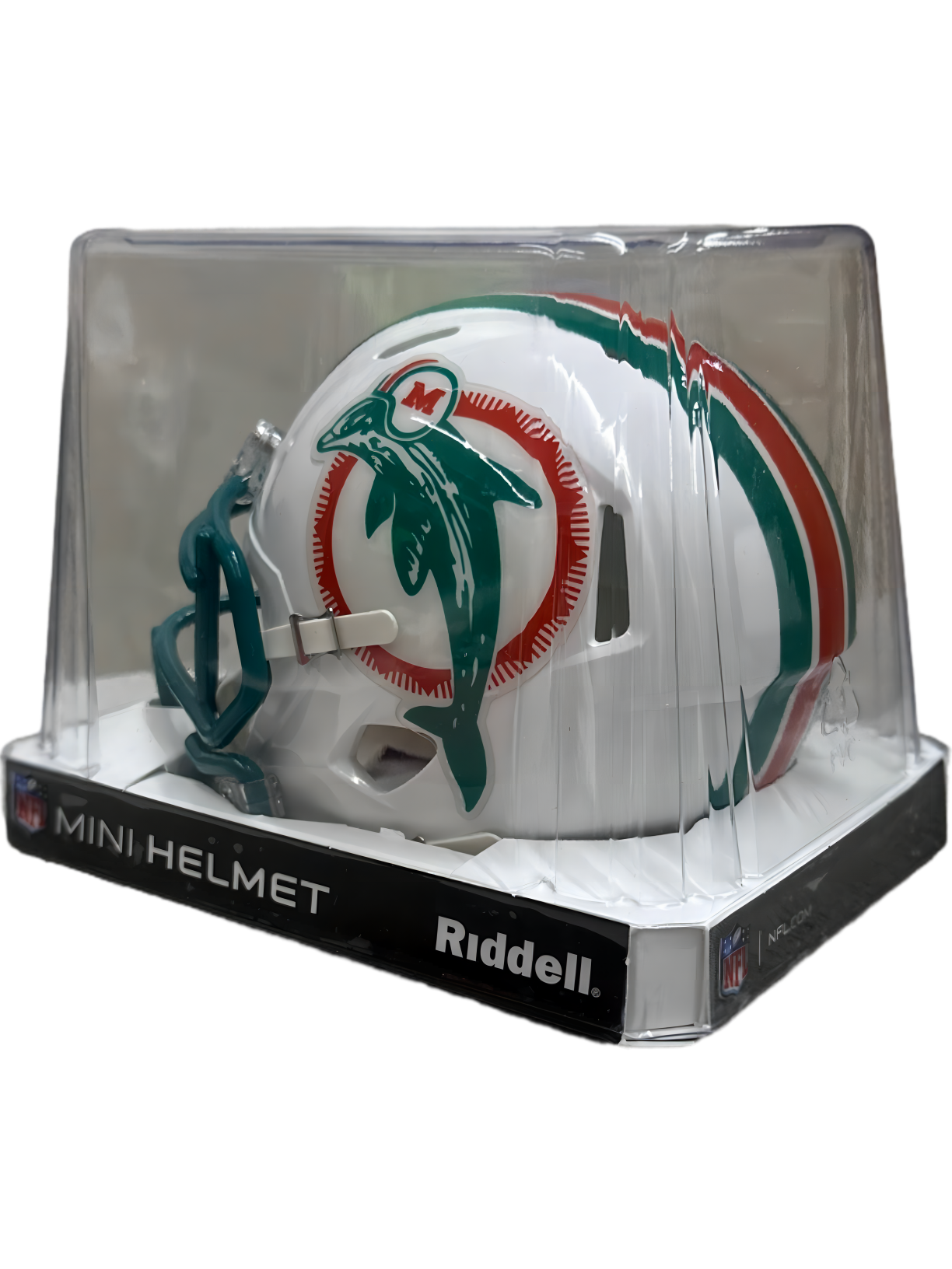 Mini casco de fútbol americano MIAMI DOLPHINS NFL Riddell SPEED