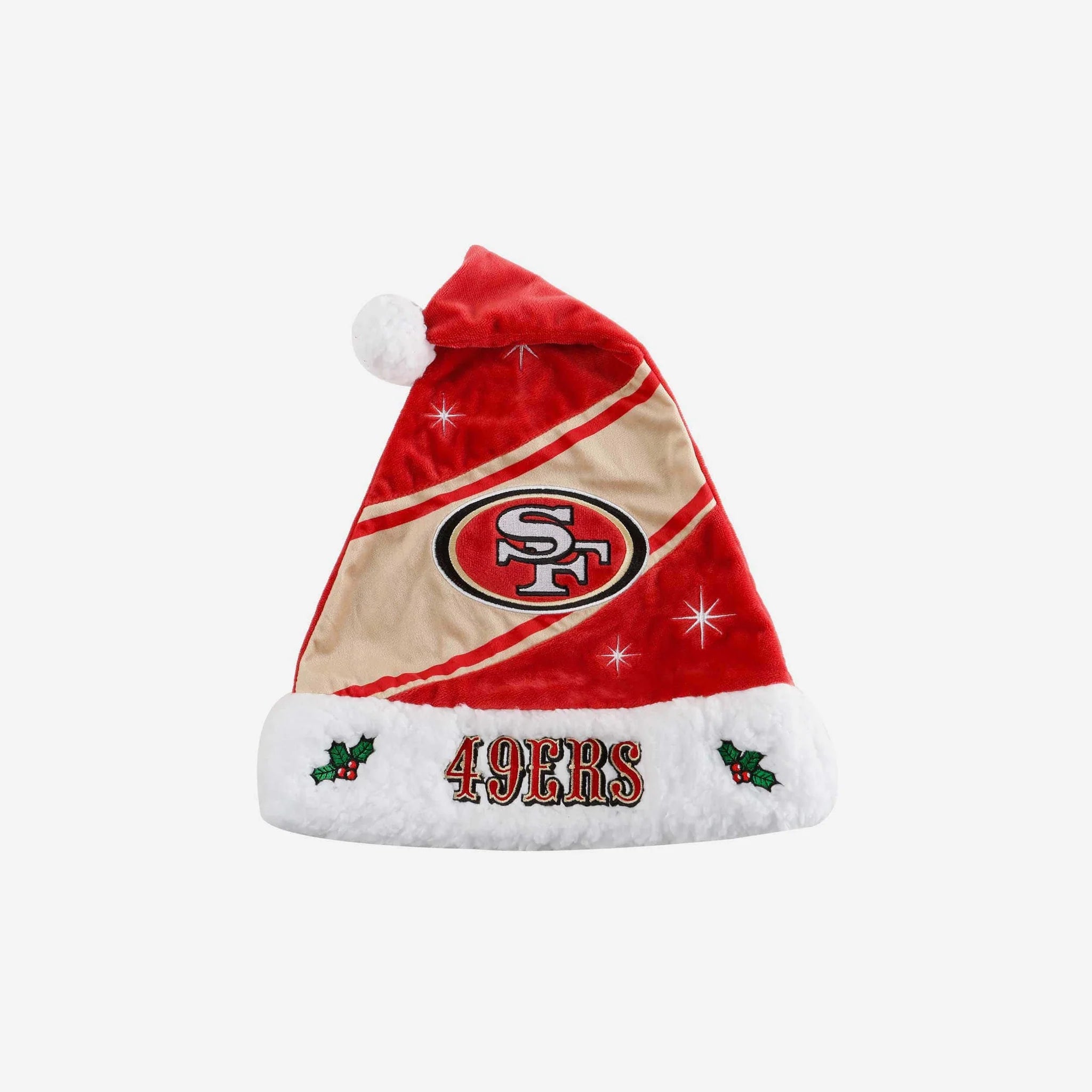 Gorro de Santa Navidad de Fútbol Americano NFL 49ers