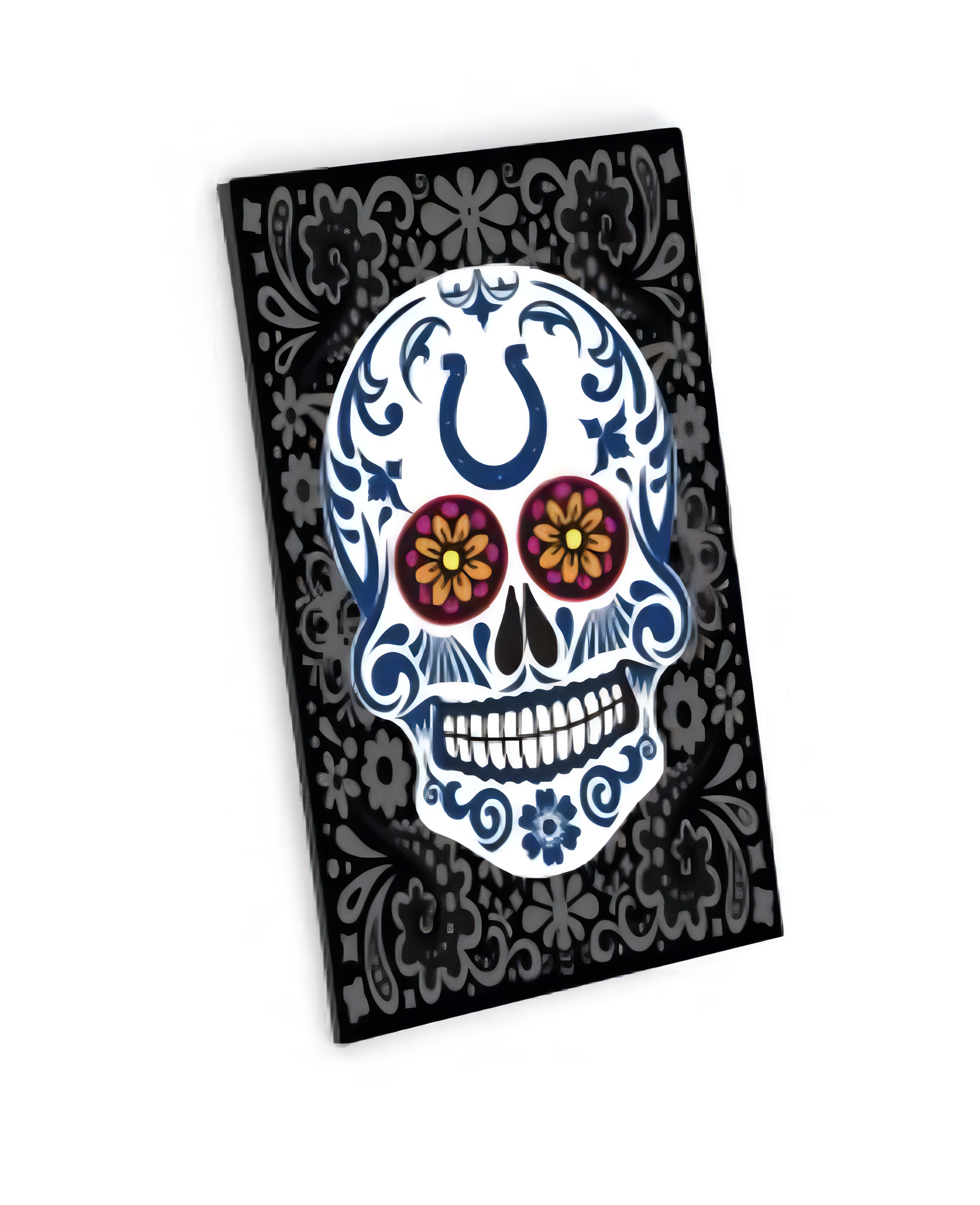 Aminco Packers Sugar Skull Pin