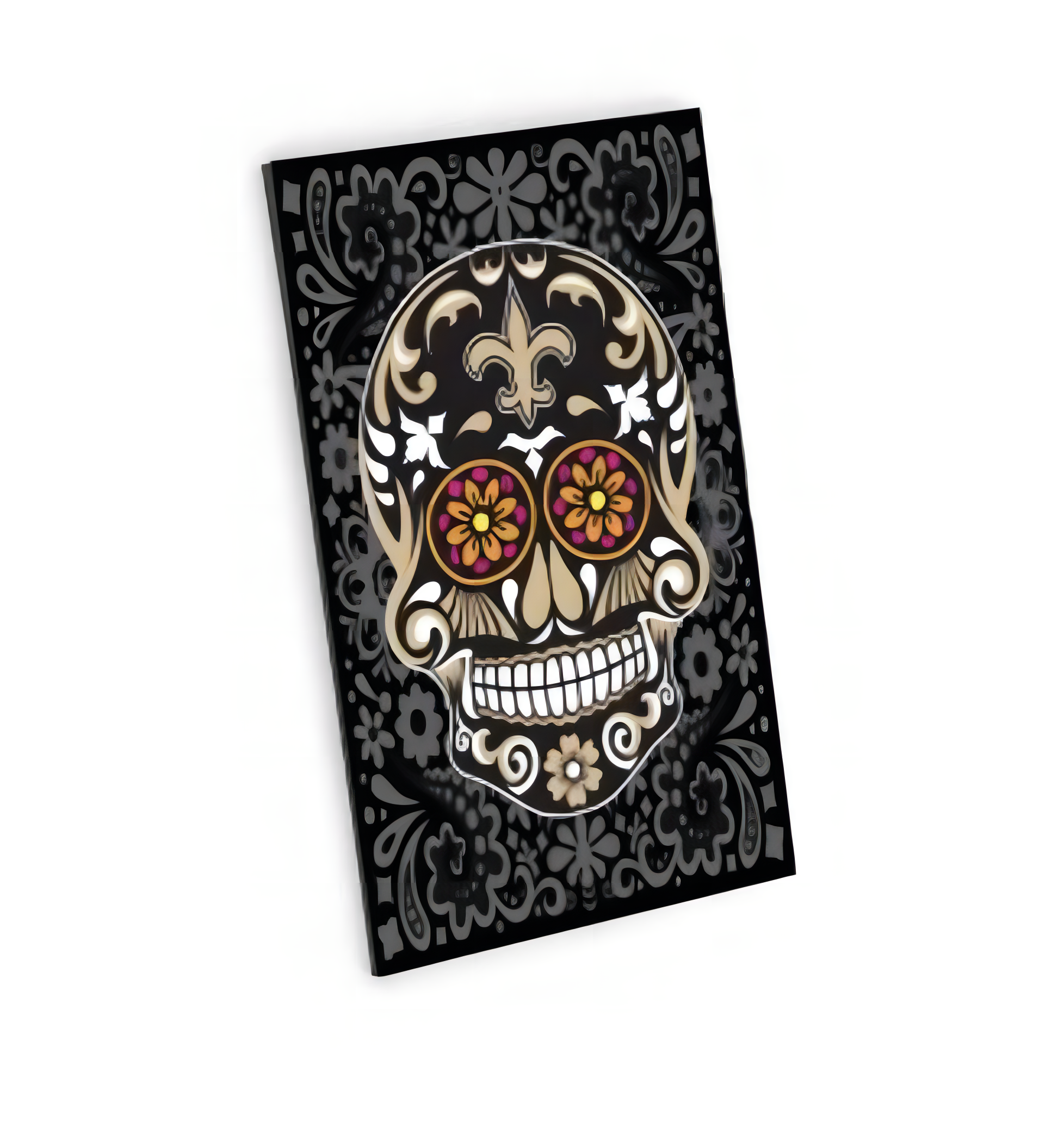 Aminco Packers Sugar Skull Pin