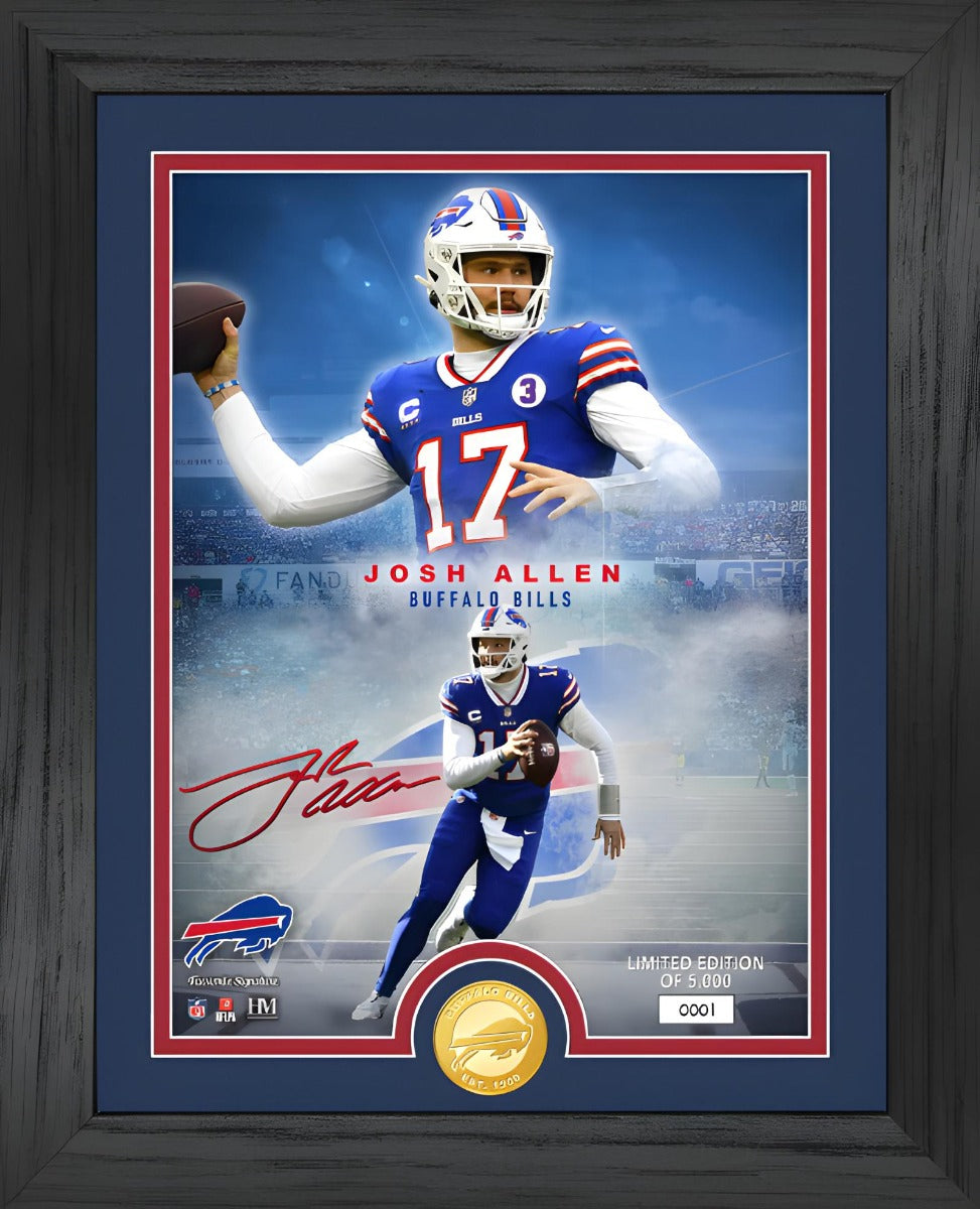 Cuadro Legends Bronze NFL Bills Josh Allen