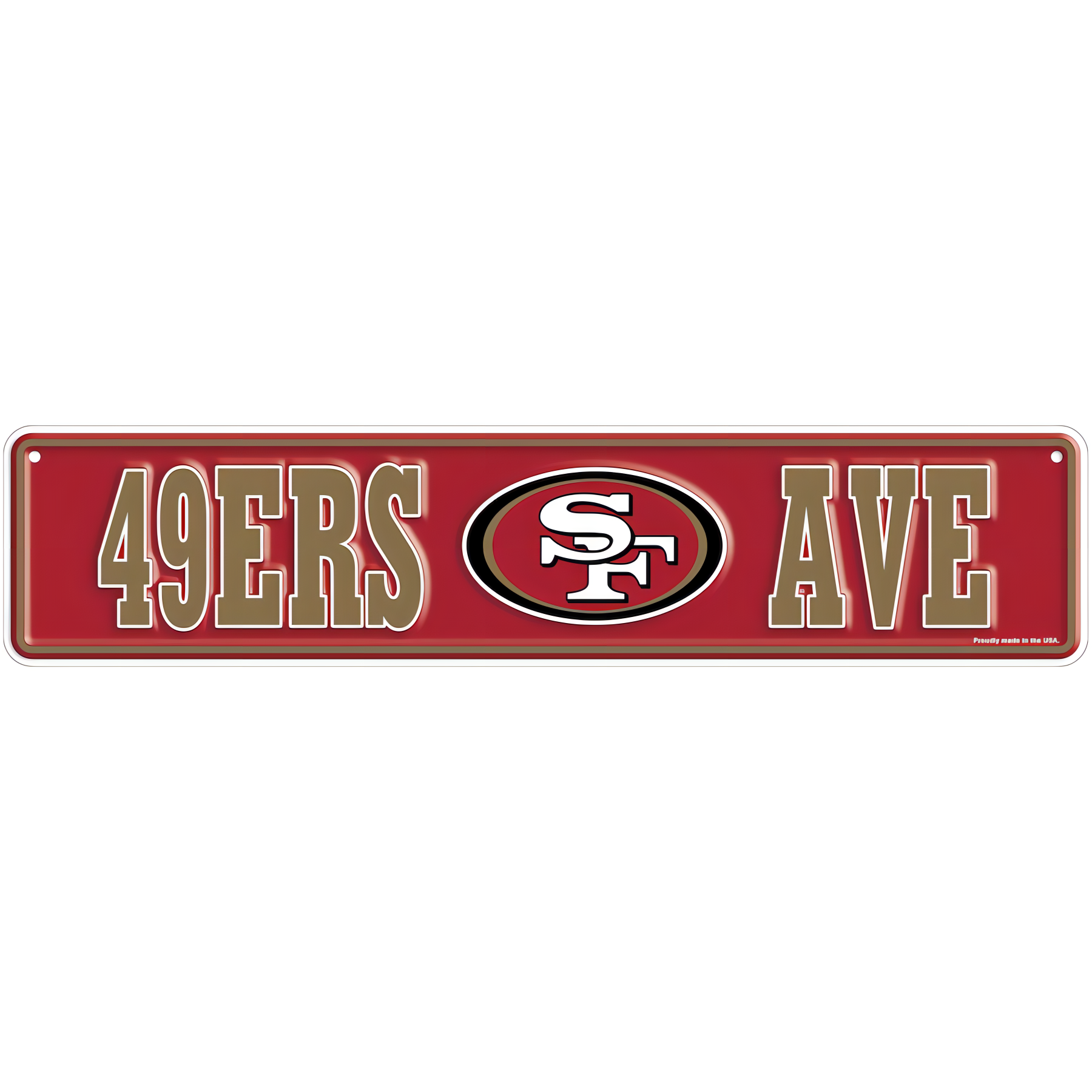 Letrero Metálico NFL Team Boulevard 49ers