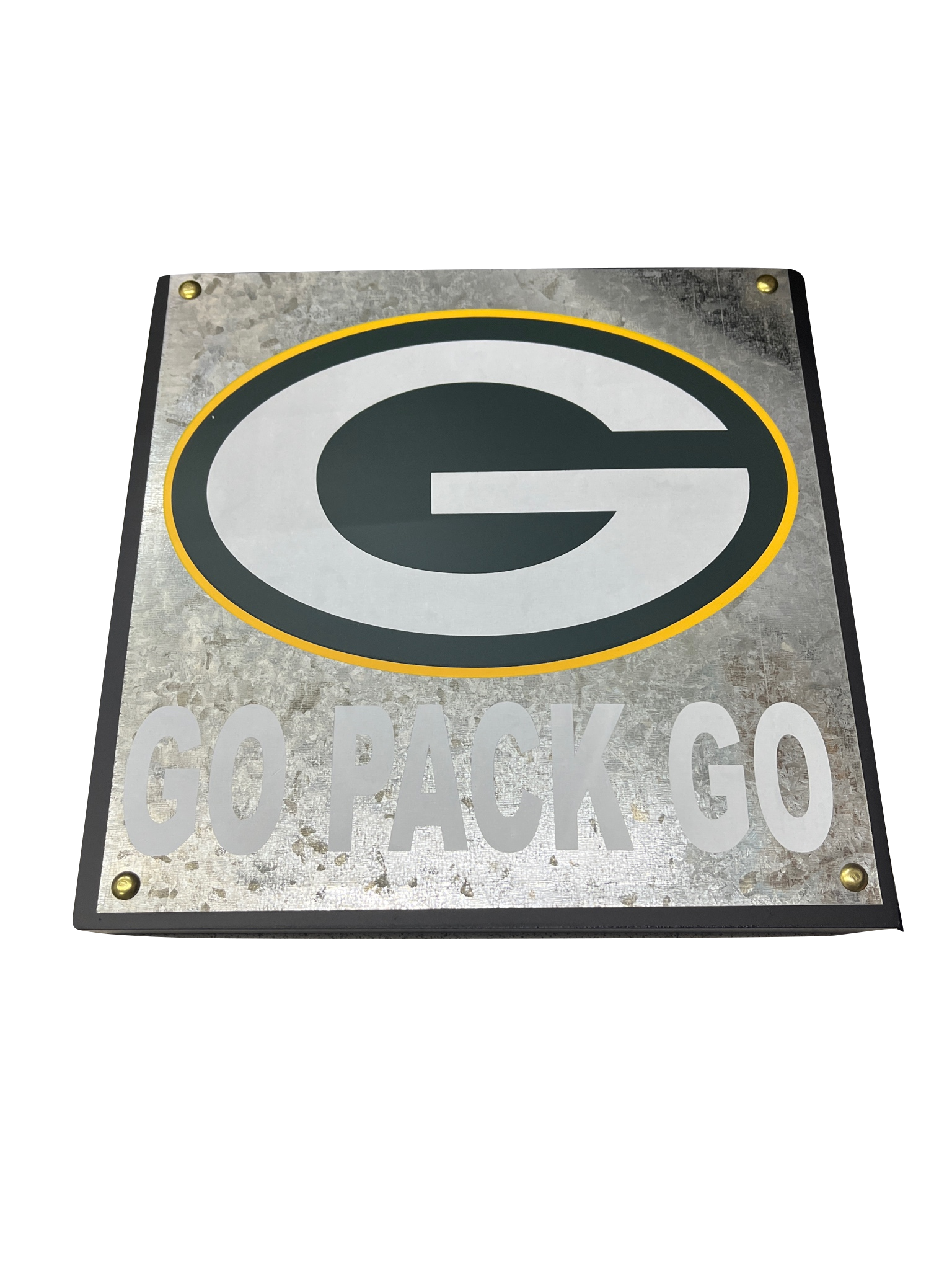 Letrero Placa Galvanizada 10X10" Packers